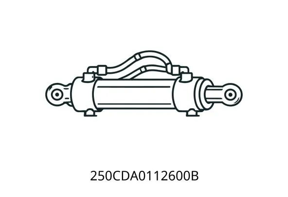 250CDA0112600B (15T)(18T) MOBILE CYLINDER PIN SHAFT - f35x90