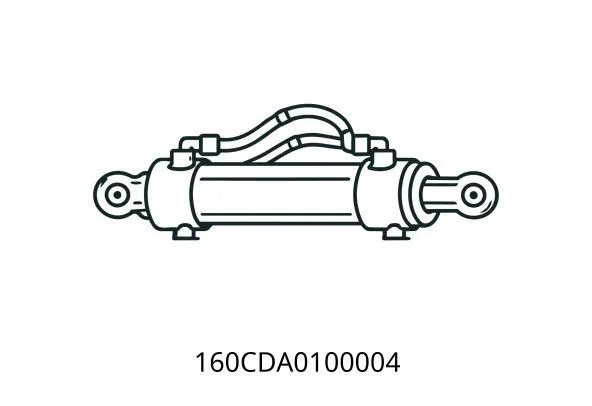 160CDA0100004 (15T)(18T) TILT CYLINDER FRONT & REAR PIN SHAFTS - f60x110