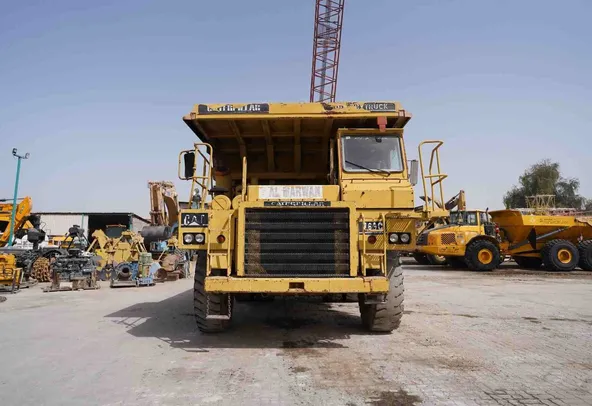 1980 Cat 769C Rigid Dump Truck Front View - RD-0146