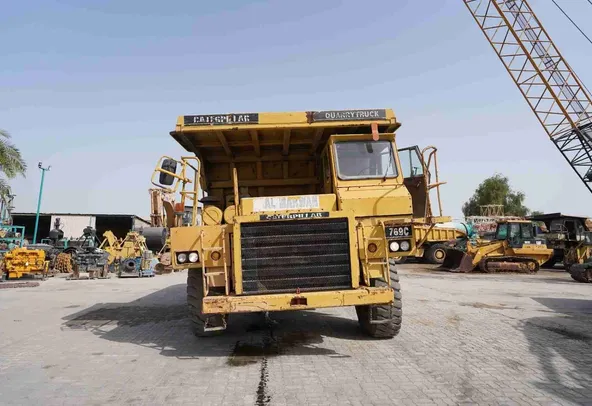 1982 Cat 769C Rigid Dump Truck Front View - RD-0151