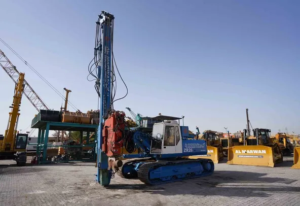 1989 Sennebogen Zeppelin ZR26 with ABI Vibro Hammer Front Left View - PD-0009