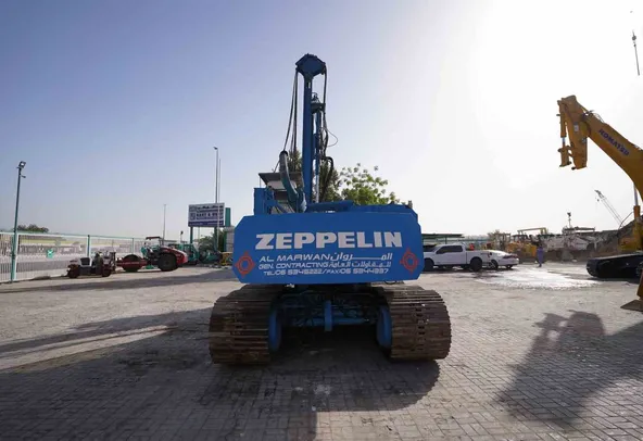 1989 Sennebogen Zeppelin ZR26 with ABI Vibro Hammer Rear View - PD-0009