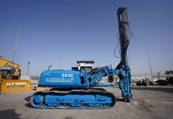 1989 Sennebogen Zeppelin ZR26 with ABI Vibro Hammer Right View - PD-0009