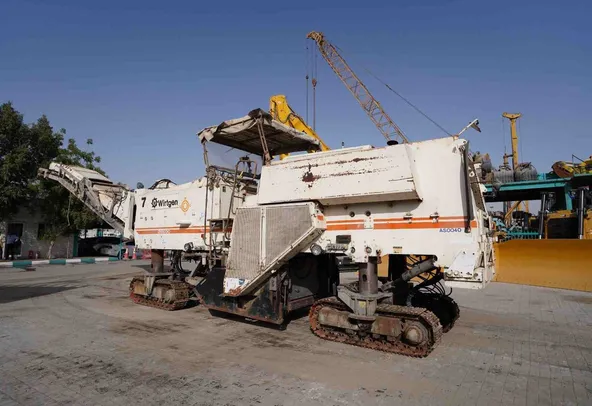 1995 Wirtgen 2100DC Cold Miller Rear Left View - AS-0040