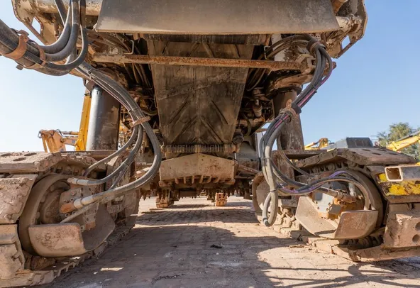 1995 Wirtgen 2000DC Cold Miller Under carriage View