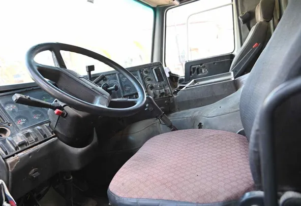 1996 Volvo FL10 Concrete Truck Cabin View - TK-0248