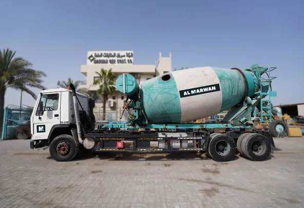 1996 Volvo FL10 Concrete Truck Left View - TK-0248