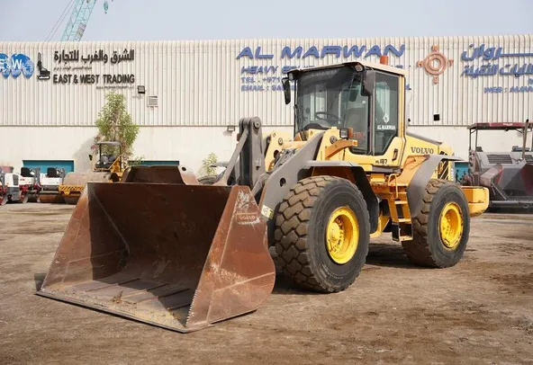 2013 Volvo L120F Wheel Loader front left view- Al Marwan Machinery
