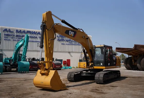 2020 CAT 323D3 Track Excavator Front-Left View - Al Marwan Machinery