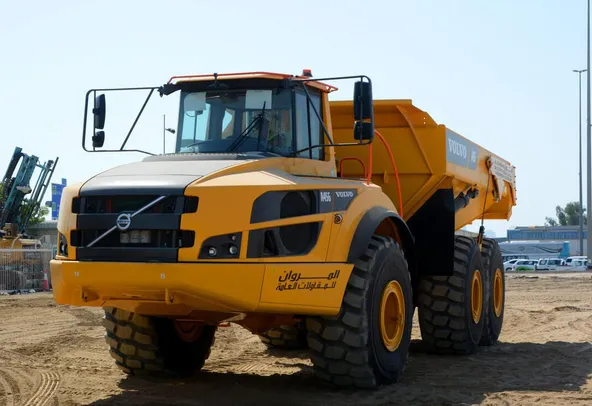 45-Ton Articulated Dump Trucks For Rent | Al Marwan