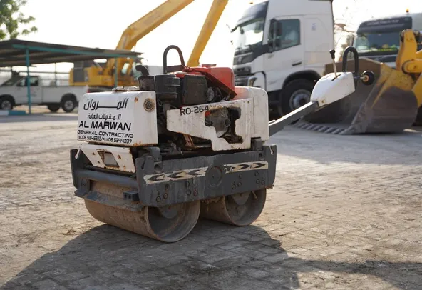 Used 2011 Sakai HV51ST Walk-Behind Roller-front left view