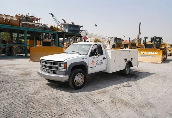 1995 Chevrolet Silverado 3500HD Service Utility Truck Mounted Crane