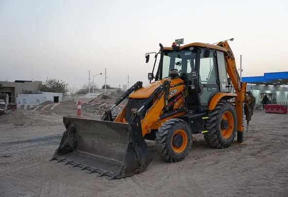 2021 JCB 3DX Plus Backhoe Loader 7 ton Medium Shovel Digger with Jackhammer JCB hydraulic rock breaker demolition