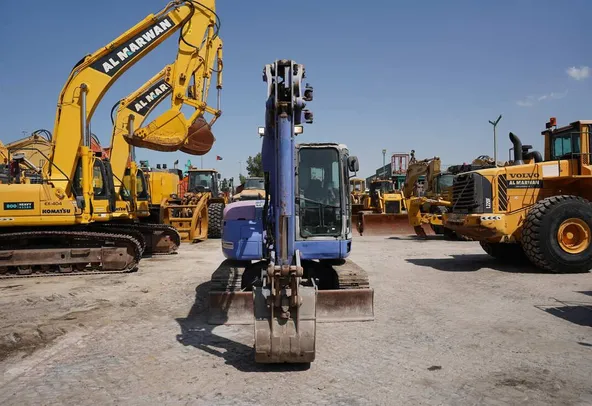 2001 Komatsu PC78UU-6 Mini Excavator Front View