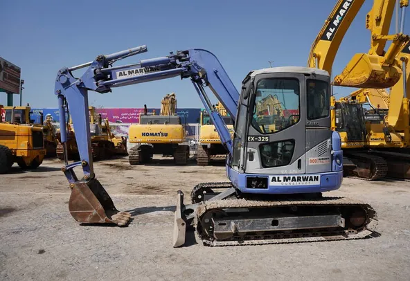 2001 Komatsu PC78UU-6 Mini Excavator Left Side View