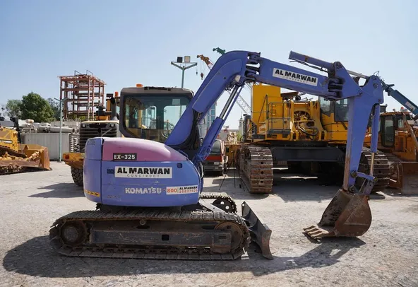 2001 Komatsu PC78UU-6 Mini Excavator Right Side View