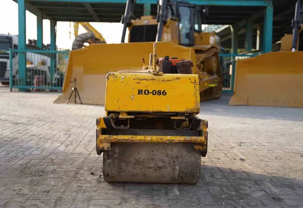 2002 Sakai HV51ST Walk-Behind Roller Front View - RO-0086