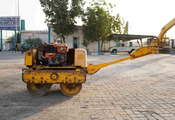 2002 Sakai HV51ST Walk-Behind Roller Left View - RO-0086