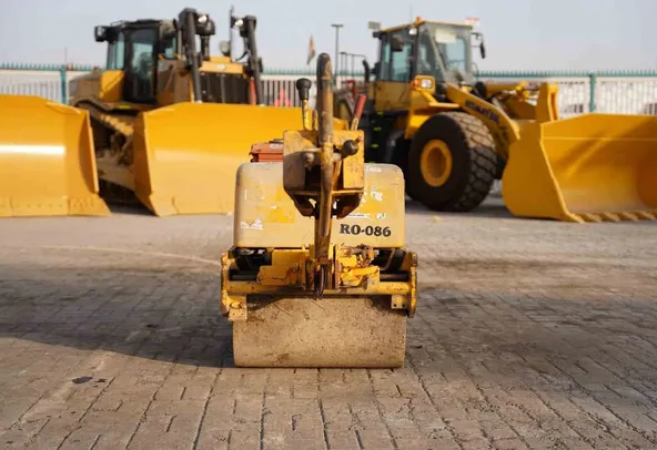 2002 Sakai HV51ST Walk-Behind Roller Rear View - RO-0086