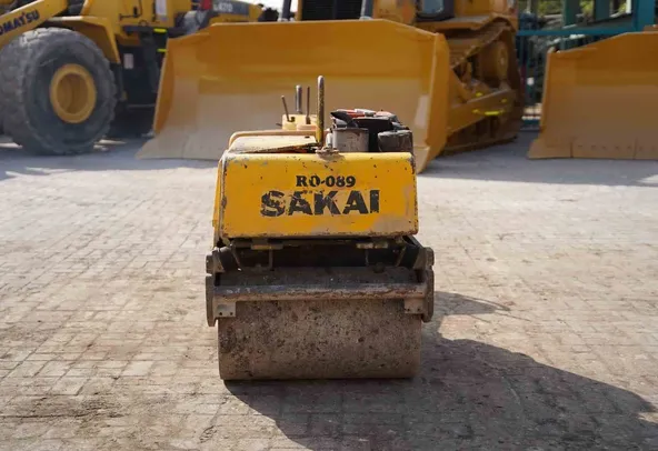 2003 Sakai HV51ST Walk-Behind Roller Front View - RO-0089