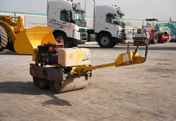 2003 Sakai HV51ST Walk-Behind Roller Rear Left View - RO-0089