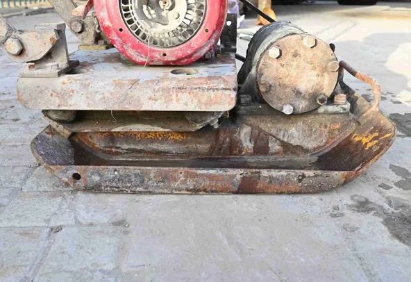 2003 Sakai PC100 Plate Compactor Base View - CP-0120