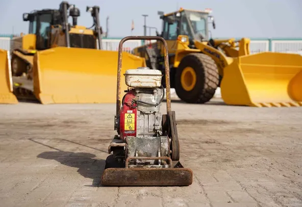 2003 Sakai PC100 Plate Compactor Front View - CP-0120