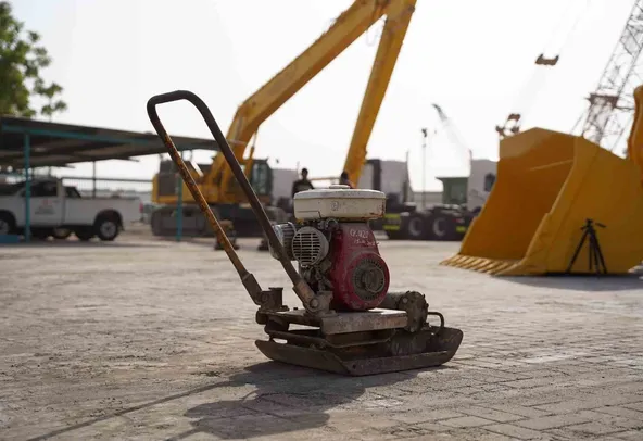 2003 Sakai PC100 Plate Compactor Rear Right View - CP-0120