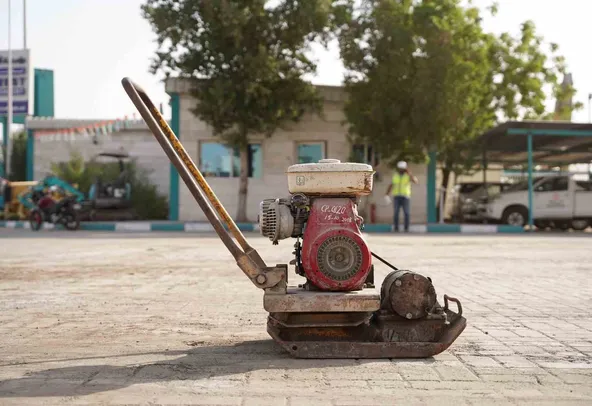 2003 Sakai PC100 Plate Compactor Right View - CP-0120