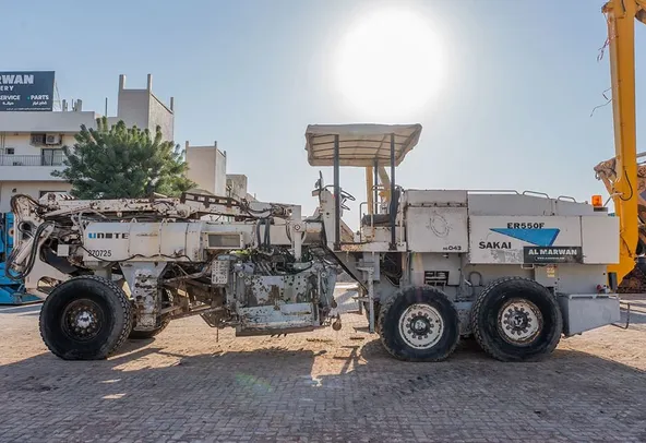 2003 Sakai ER550F Road Cutter Cold Miller Left Side View