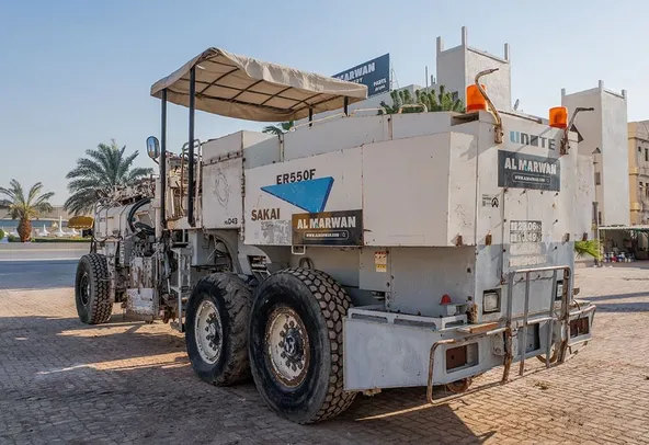 2003 Sakai ER550F Road Cutter Cold Miller Rear Left View