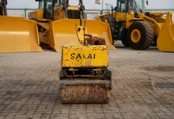 2004 Sakai HV51ST Walk-Behind Roller Front View - RO-0135