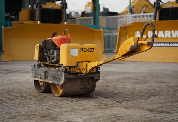 2004 Sakai HV51ST Walk-Behind Roller Rear Left View - RO-0127