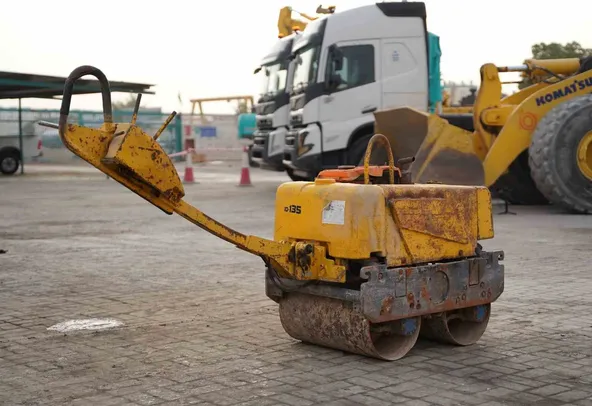 2004 Sakai HV51ST Walk-Behind Roller Rear Right View - RO-0135