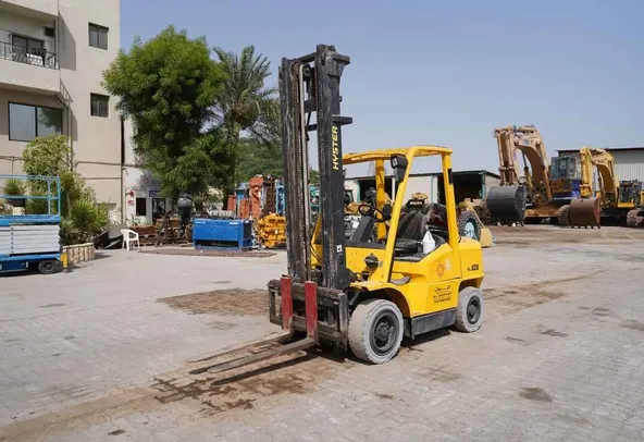 2004 Hyster H4.00XMS-6 Forklift front-left-view