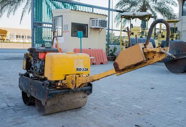 2004 Sakai HV60ST Walk-Behind Roller Rear Left View