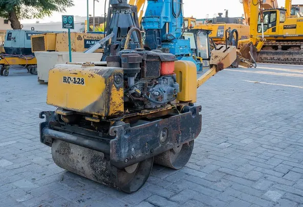 2004 Sakai HV60ST Walk-Behind Roller Front Left View