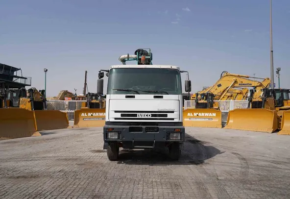2005 Cifa PA 1206 F8 Concrete Pump on Iveco Trakker 380E37H 6x4 Truck Front View - CPM-0204