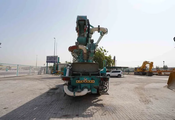 2005 Cifa PA 1206 F8 Concrete Pump on Iveco Trakker 380E37H 6x4 Truck Rear View - CPM-0204