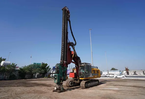 2005 Sennebogen Zeppelin SR35 ABI Mobilram 14-17 Piling Rig Front Left View - PD-0062