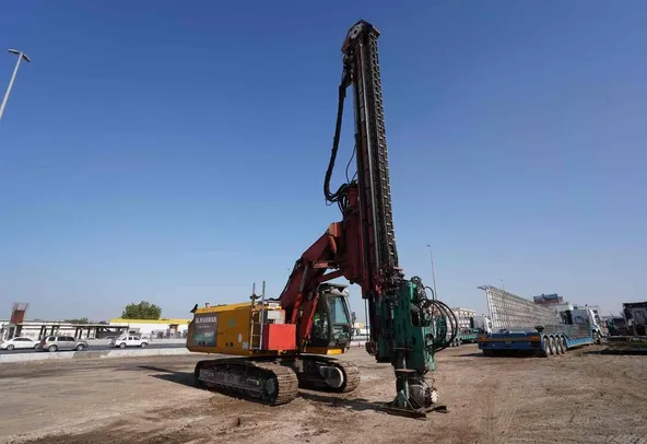 2005 Sennebogen Zeppelin SR35 ABI Mobilram 14-17 Piling Rig Front Right View - PD-0062