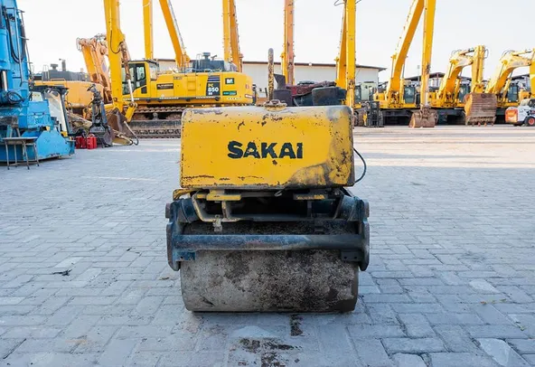 2005 Sakai HV60ST Walk-Behind Roller Front View