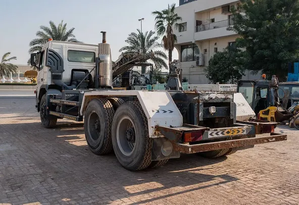 2005 Volvo FM12 6x4 Water Truck Rear Left View