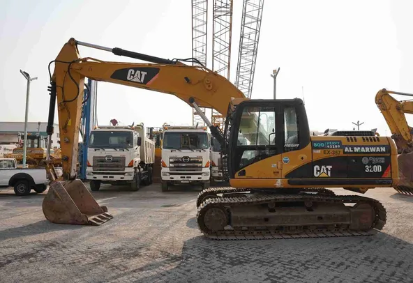 2007 CAT 320D Track Excavator Left View - EX-0357