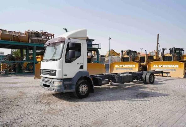 2008 DAF LF 55.280 Trailer Truck Front Left View - TK-0372