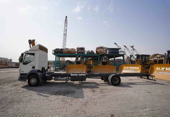 2008 DAF LF 55.280 Trailer Truck Left View - TK-0372