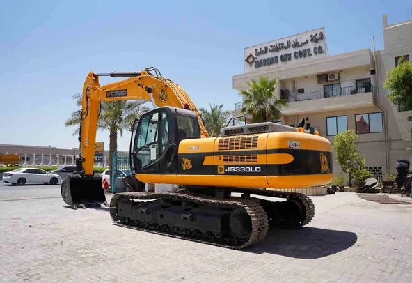 2008 JCB JS330LC Track Excavator Rear Left View - EX-0259