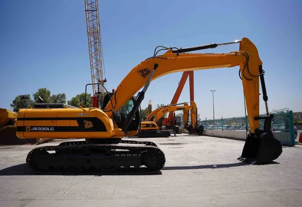 2008 JCB JS330LC Track Excavator Right View - EX-0286