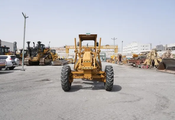2008 Caterpillar 120H Motor Grader Front View