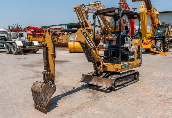 2008 Caterpillar 301.6C Mini Excavator Front Left View